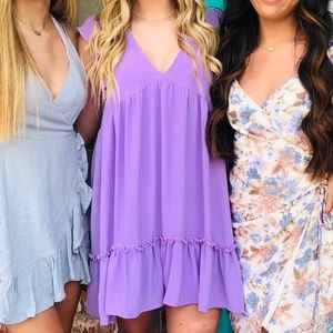 ALTER’D STATE Women’s lavender babydoll DRESS size small